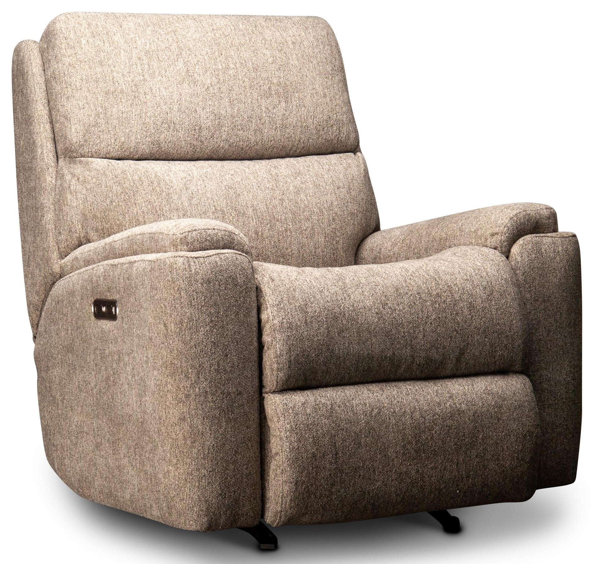 Flexsteel Wynwood Collection Regina Power Rocker Recliner with Power Headrest Morris Home